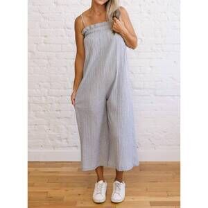 NEW NLT morgan jumpsuit in blue white